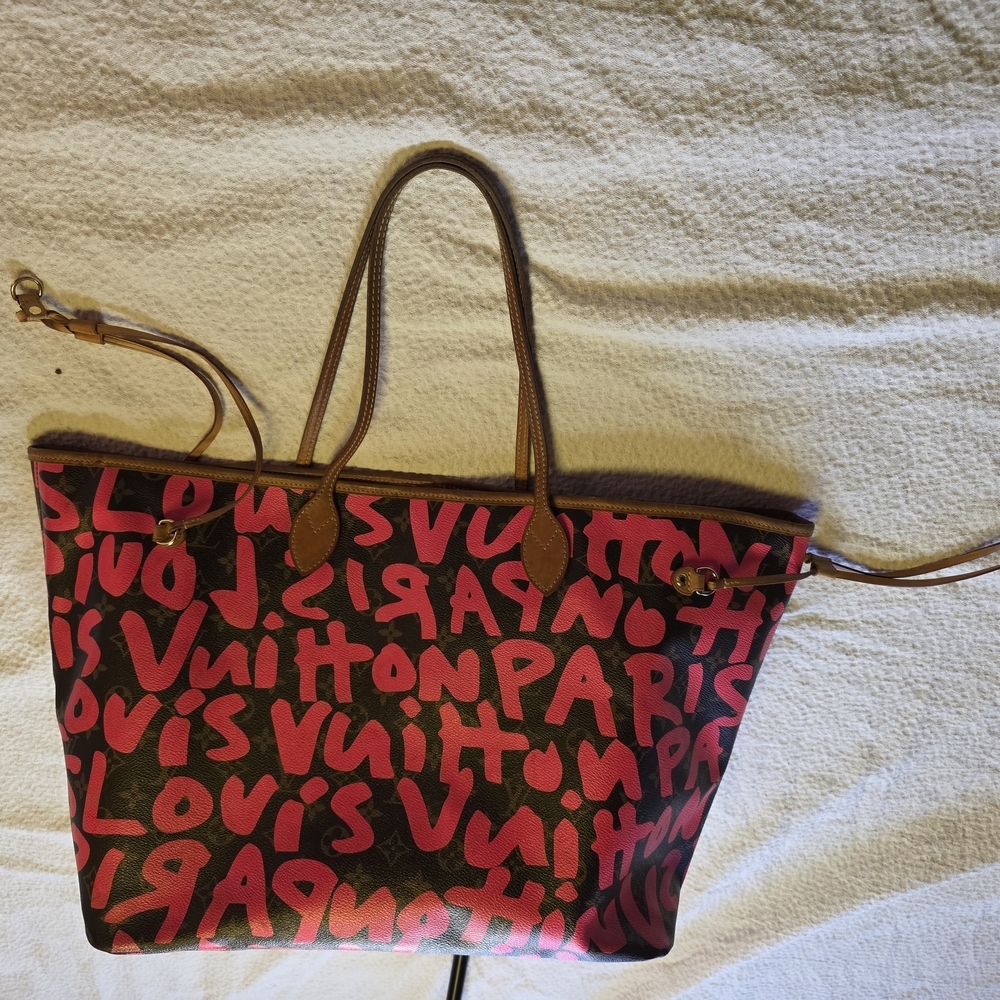 Louis Vuitton Vibrant Pink and Brown Tote